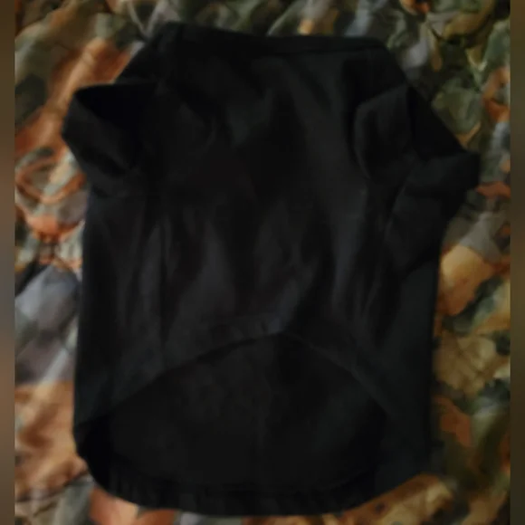 HP 😀 Vtg B.Happi... Small Dog Black T-Shirt, Eat Sleep Cuddle Repeat - Picture 4 of 6